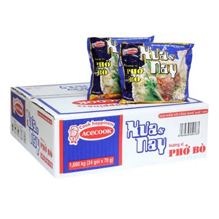 Phở Bò Xưa & Nay 70g thùng 24 gói
