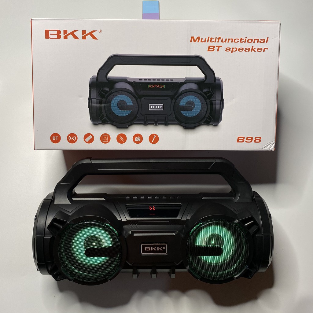 LOA BLUETOOTH KARAOKE BKK B98 TẶNG KÈM 1 MIC CÓ DÂY