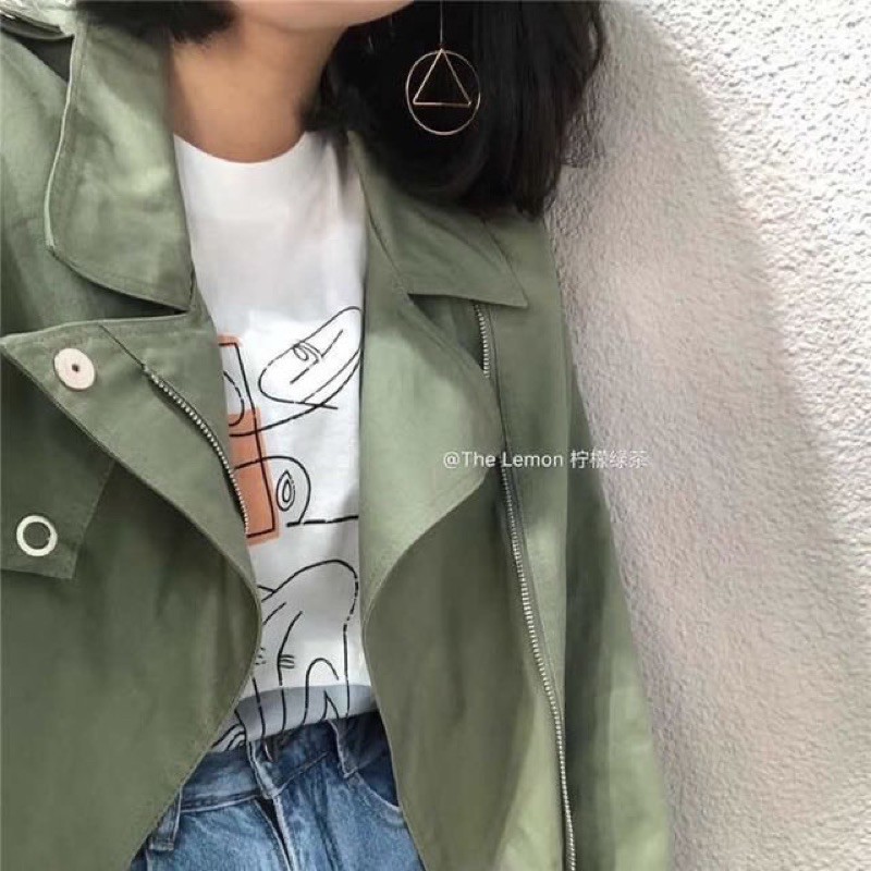 Áo Khoác Biker Jacket THE LEMON