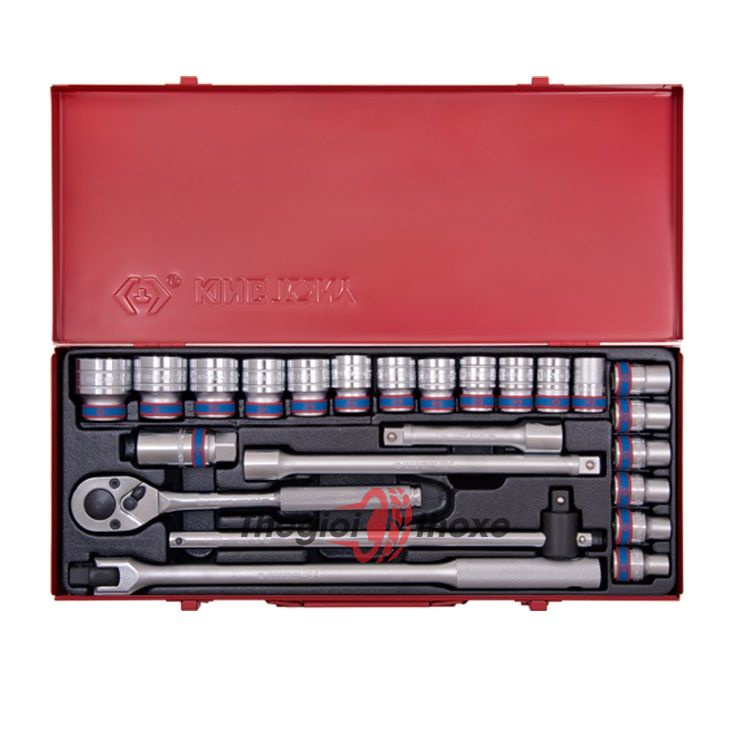 Bộ khẩu kingtony 1/2" lục giác 4526MR01 – 24 chi tiết, 10-32mm - đầu tuýp mở ốc | Thế Giới Thợ Xe