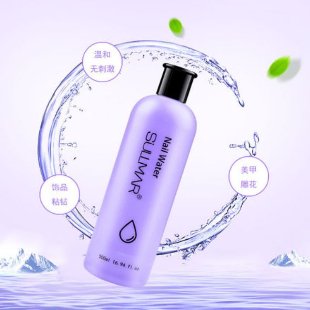 Nước hỗ trợ hoa nổi , nước hỗ trợ đắp móng cùng bột đắp móng hiệu Sullmar chai 500ml, 1000ml...