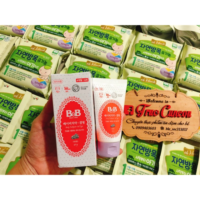 Kem đánh răng B&B Oral Clean Gel 40g