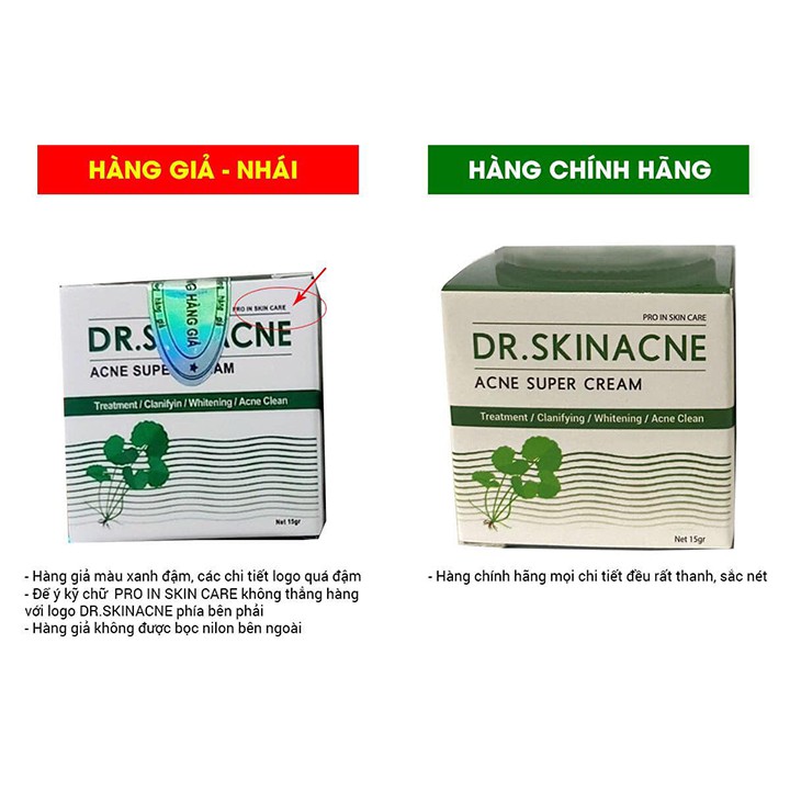 Kem Giảm Mụn Ngừa Thâm Liền Sẹo DR.SKINACNE Chính Hãng | BigBuy360 - bigbuy360.vn