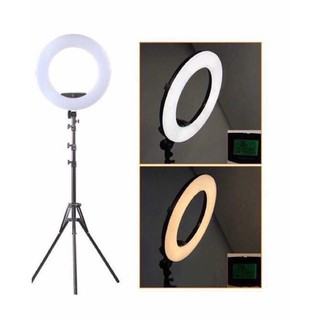 {BÁN SỈ} Bộ Đèn Led Livestream Size 26cm (Kèm Cả Chân Đỡ & Kẹp Điện Thoại)