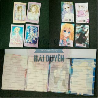Sổ tay anime, tập viết anime