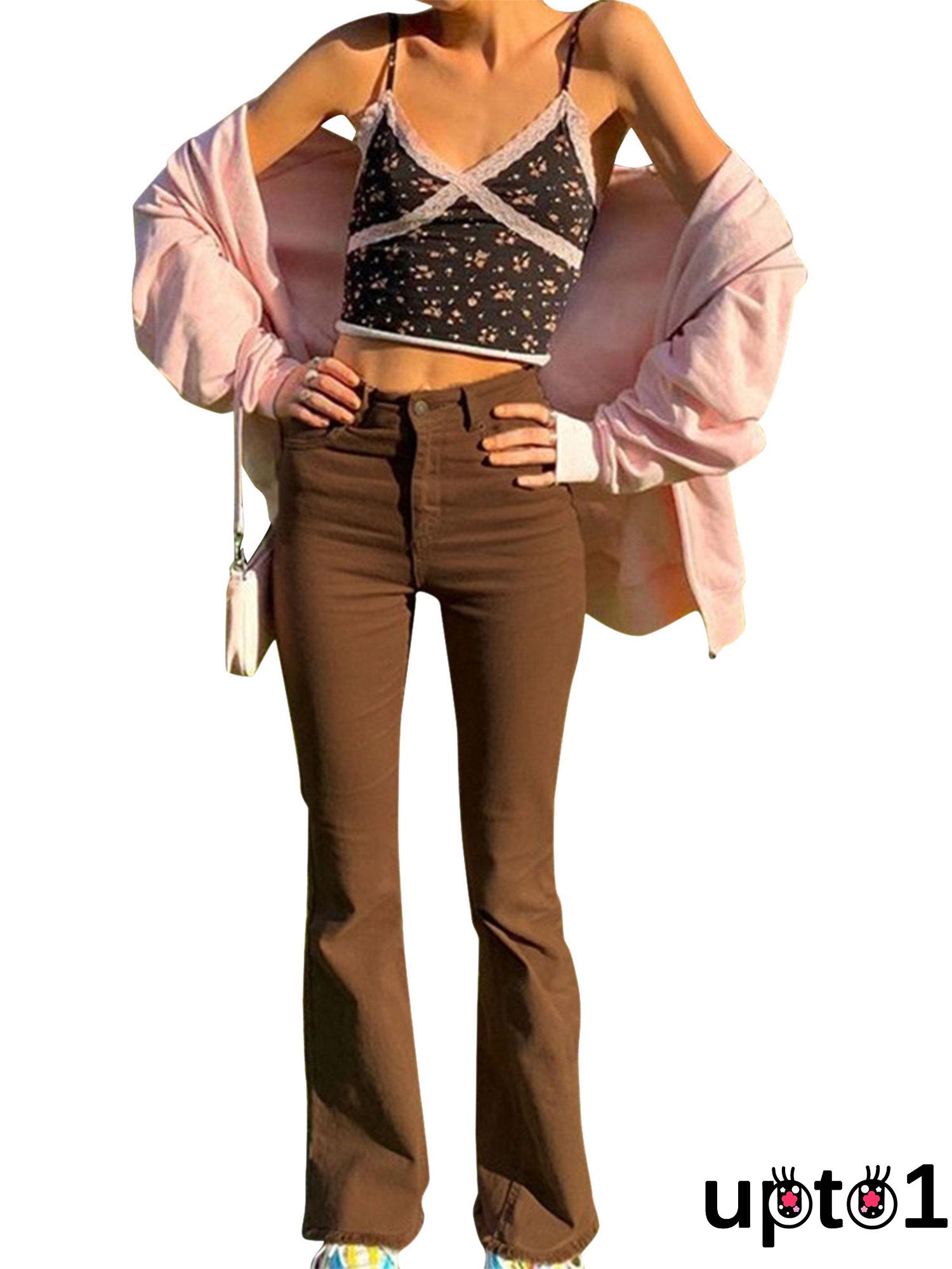 Quần Jeans Dài Ống Loe Thời Trang Dành Cho Nữ | BigBuy360 - bigbuy360.vn