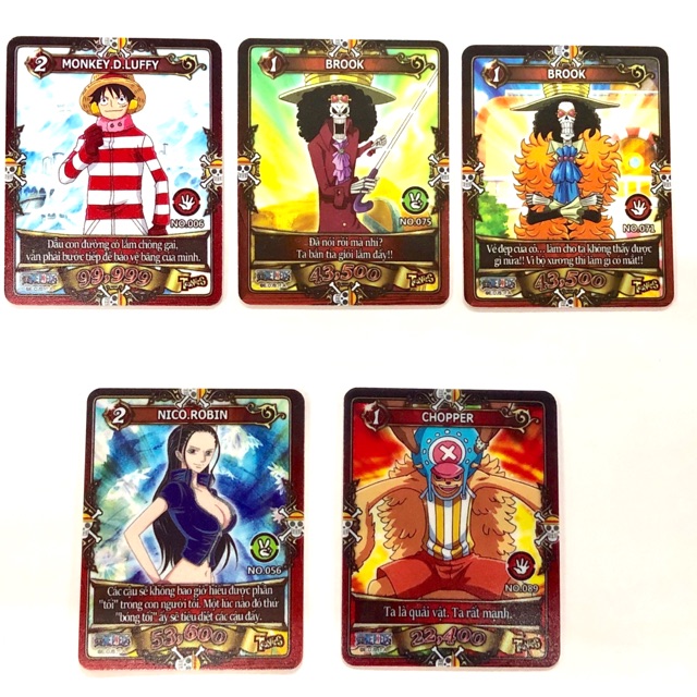 Thẻ bài Toonies One Piece - Ma trận liên hợp