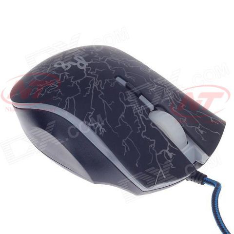 Chuột chơi game R8-1623 led đa màu (Đen)
