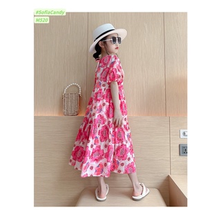Đầm hoa hồng hot hit M520 Sofia Candy