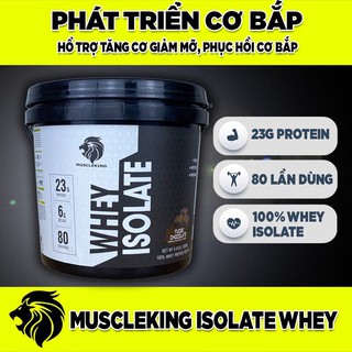 Sữa Tăng Cơ WHEY ISOLATE 2kg MuscleKing  + Tặng Bình Shaker 700ml