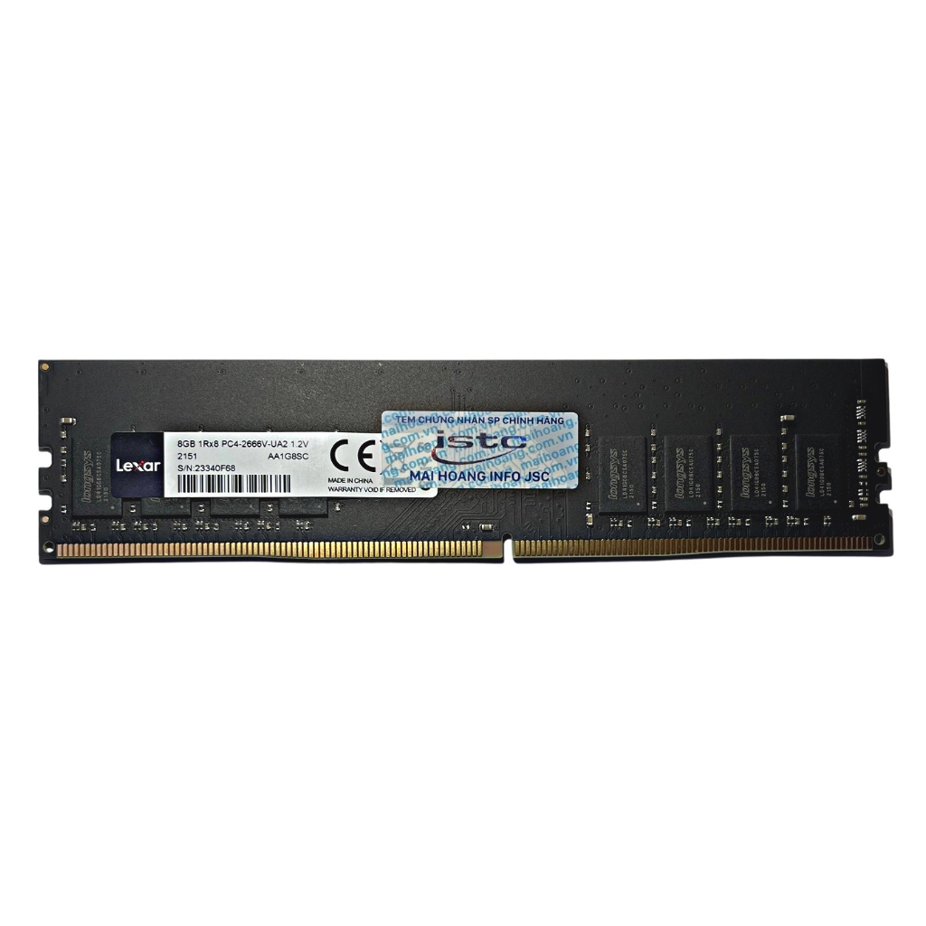 Ram desktop LEXAR 8GB (1x8GB) DDR4 2666Mhz - Hàng chính hãng