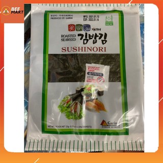 Rong biển cuộn cơm - Lá rong biển cuộn cơm 10 lá Gimbab, Kimbap ,Sushi Hàn Quốc 22g