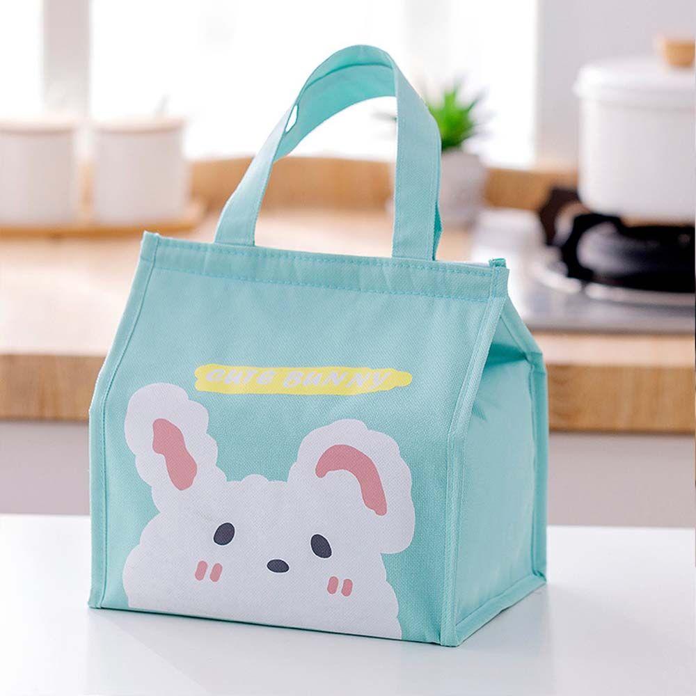 Túi Canvas Cách Nhiệt Đựng Thức Ăn Chống Nước Tiện Dụng