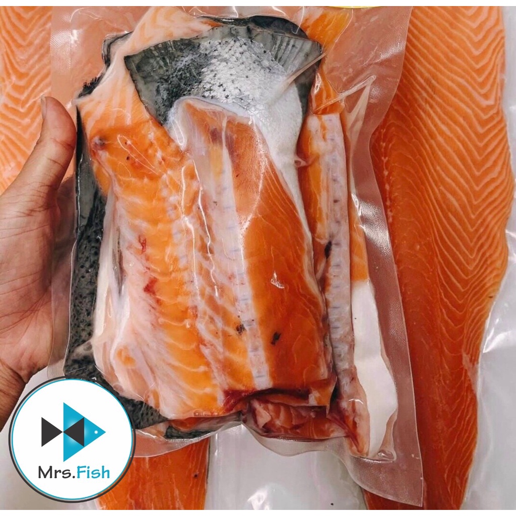 Bộ đầu xương Cá Hồi Tươi  Nauy