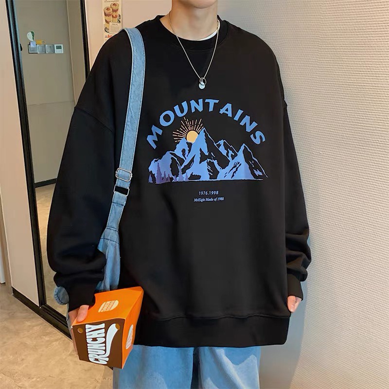 Áo sweater nỉ nam nữ unisex form rộng dài tay chất dày đẹp không bai SWE01