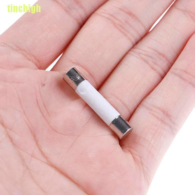 Bộ 10 Cầu Chì Sứ 20A 250V 6X30Mm Cho Lò Vi Sóng