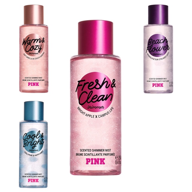 Xịt thơm body mist dòng Pink của Victoria ‘s secret