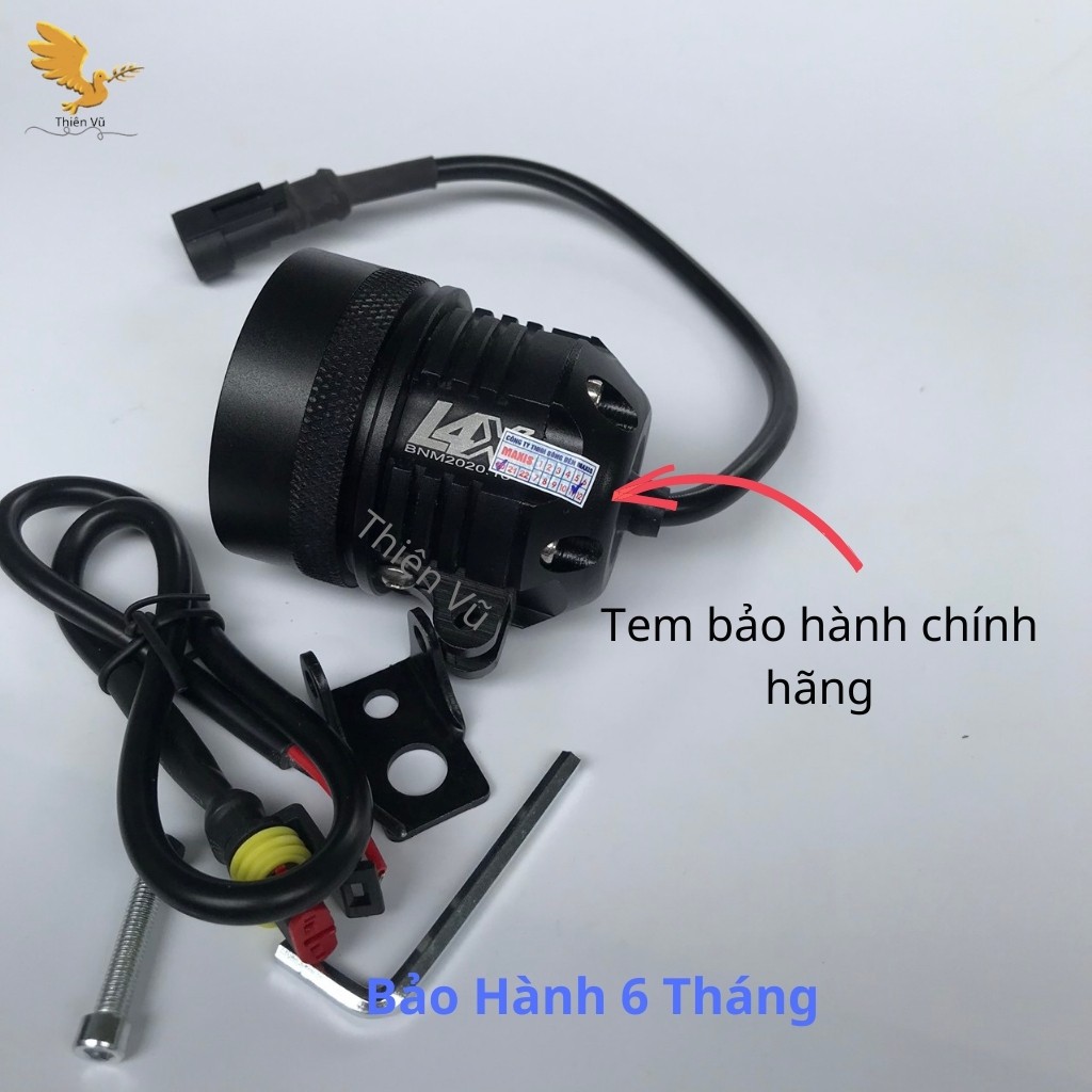 Đèn Trợ Sáng L4X CREE_Siêu Sáng_Chính Hãng Hàng Loại 1 Mẫu Mới Nhất