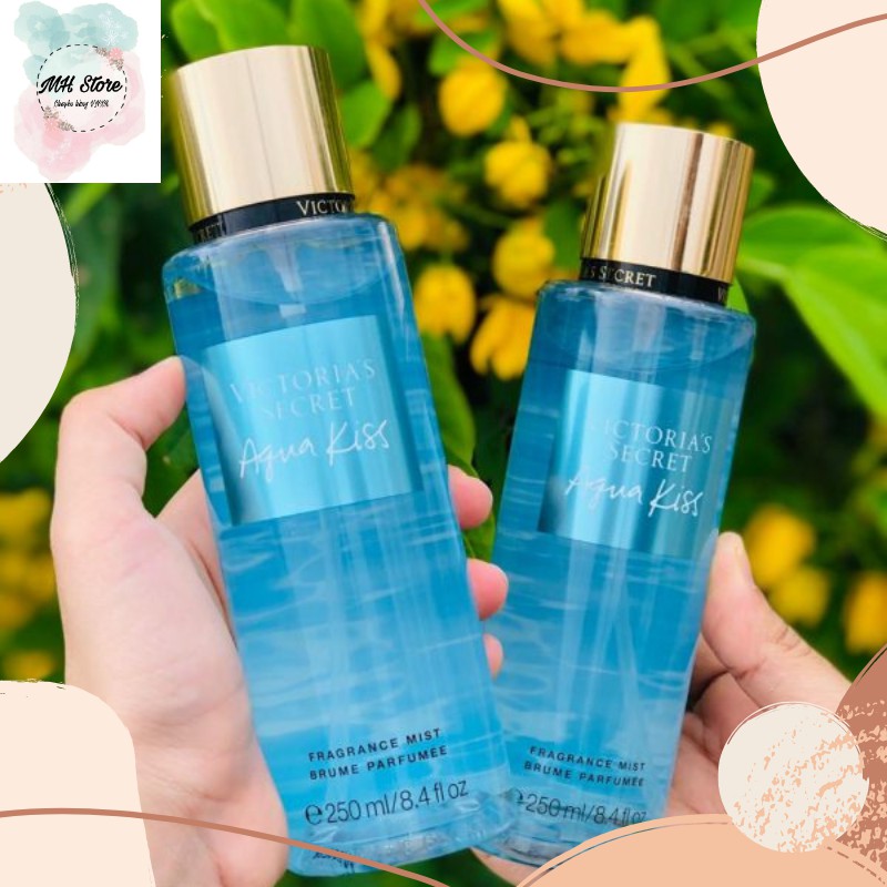 🌸 Xịt Thơm Body mist Victoria ’s Secret  🌸🌸Aqua Kiss, Love Spell, Velvet Petals, Amber