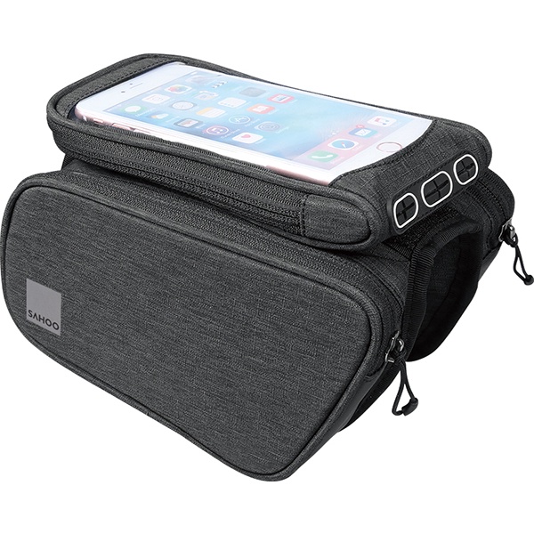 Túi gắn ống ngang tương thích với điện thoại cảm ứng Sahoo Urban Doube Top tube bag with Smart phone Holder