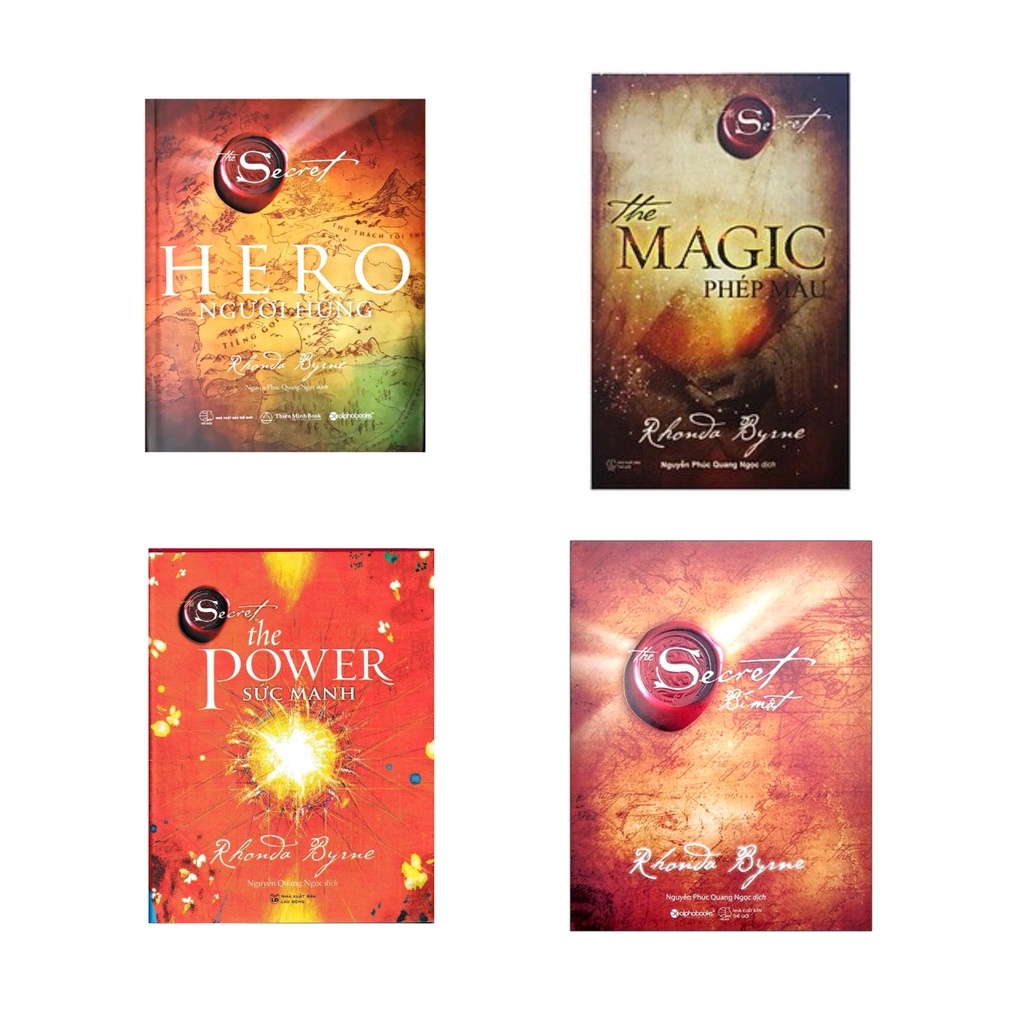 Sách - Combo 4 Cuốn The Secret - nguyetlihbook