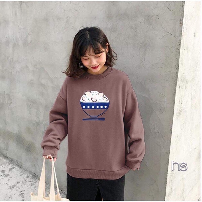 Áo nỉ hình đồ ăn HS6