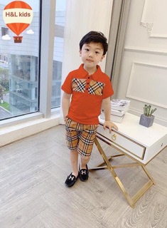 Bộ burberry cho bé