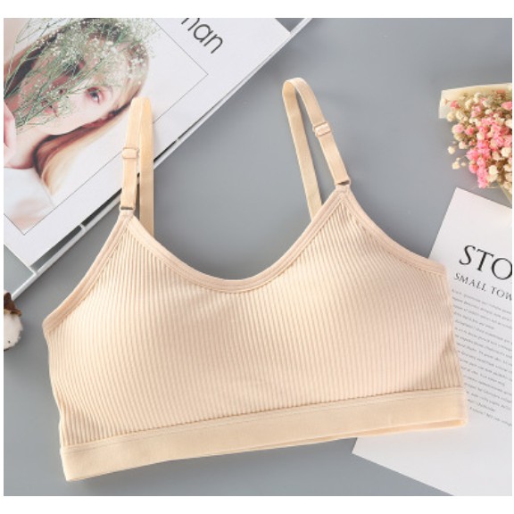 Bra / Áo Ngực Cotton Sợi Tăm Liền Mạch Xuất Hàn  Hàng Loại Đẹp.