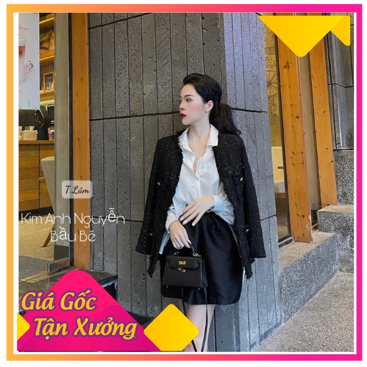ÁO KHOÁC NỮ - ÁO DẠ TUA RUA CÚC NGỌC SIÊU HOT (NGỌC TÂM CHUYÊN SỈ)