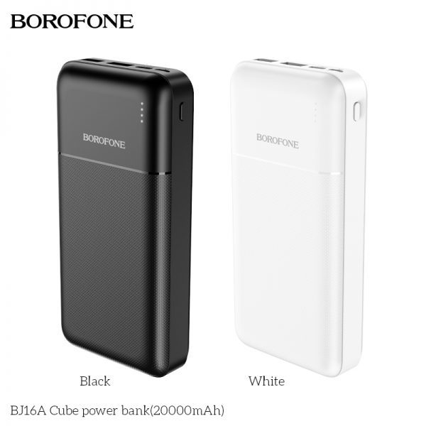 [CHÍNH HÃNG] Pin sạc dự phòng BOROFONE BJ16A cục sạc dự phòng 20000MAH hỗ trợ sạc nhiều thiết bị cùng lúc. sạc du phong