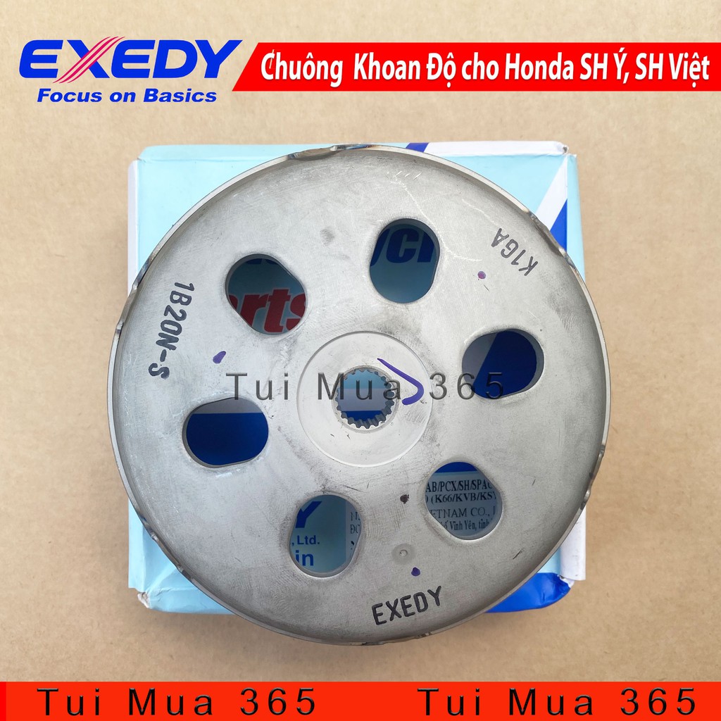 Chuông EXEDY Khoan Độ cho xe Honda SH Ý, SH Việt, Dylan, A Còng