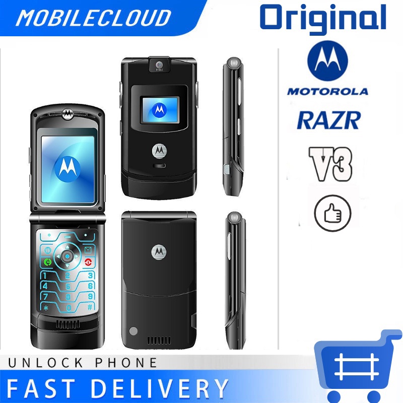 Điện thoại Motorola V3 Nắp gập Bảo Hành Một Năm Mi
