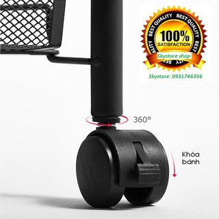 Kệ bếp đa năng có bánh xe
