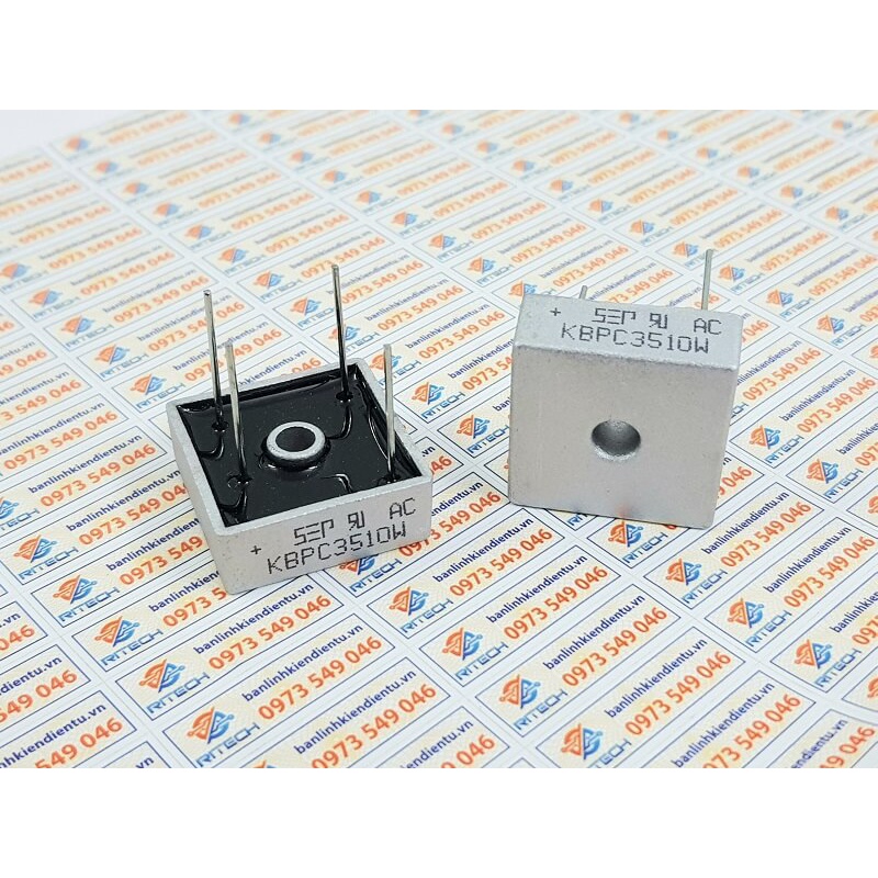 [Combo 3 con] KBPC3510W KBPC3510 3510 DIODE CẦU 35A 1000V