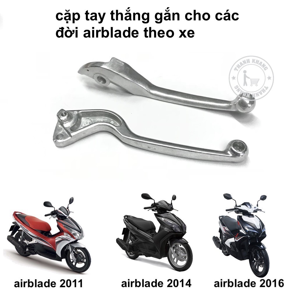 Cặp tay thắng gắn cho các đời airblade, vision 2019 màu trắng Thanh Khang 006001350