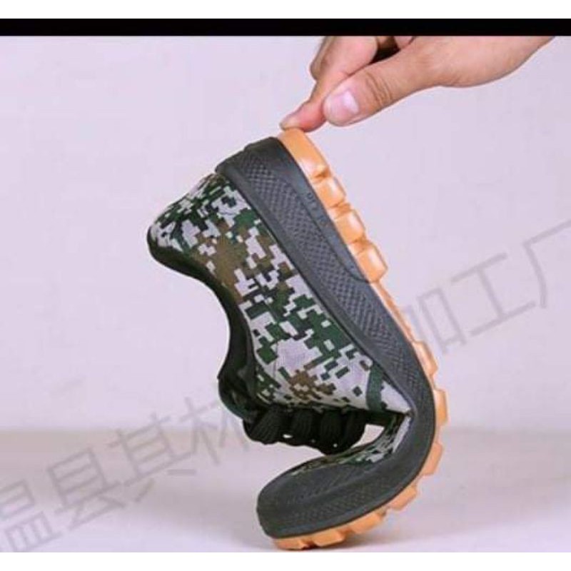 Giày Bảo Hộ Lao Động Dệt Vải Đế Cao Su Cách Điện Siêu Bền Chống Trơn Trượt | BigBuy360 - bigbuy360.vn