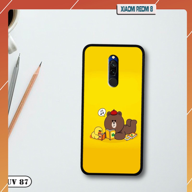 Ốp Xiaomi Redmi 8 - lưng nhám viền dẻo ngộ nghĩnh