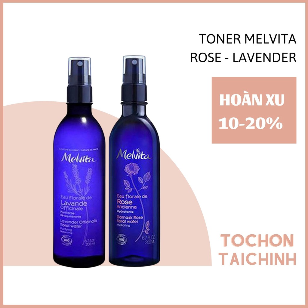 Toner Melvita Lavender và Rose