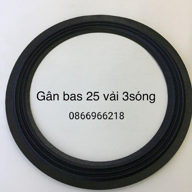 Gân loa bass 25 vải 3 sóng.