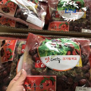 Táo đỏ Mật sấy khô Hàn Quốc bịch 500gr