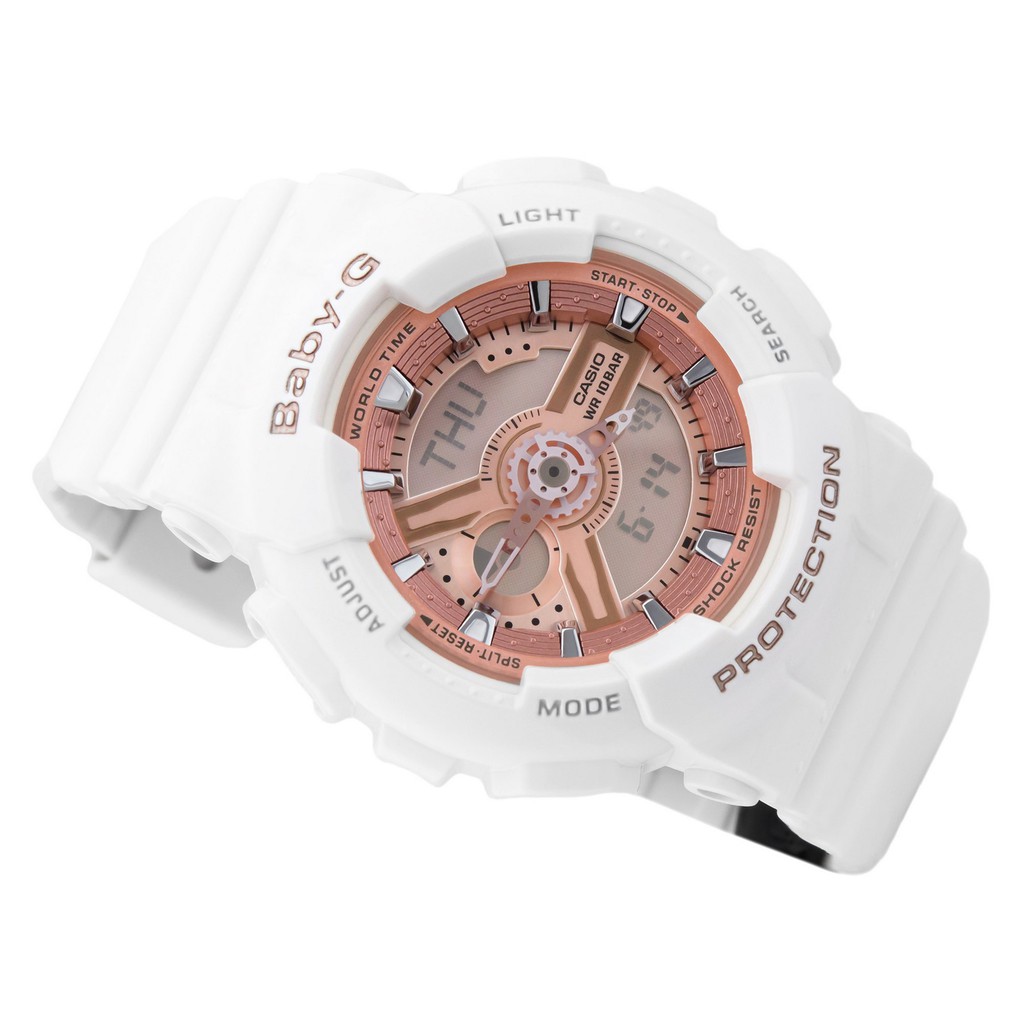 Đồng hồ nữ dây nhựa Casio Baby-G chính hãng Anh Khuê BA-110-7A1DR