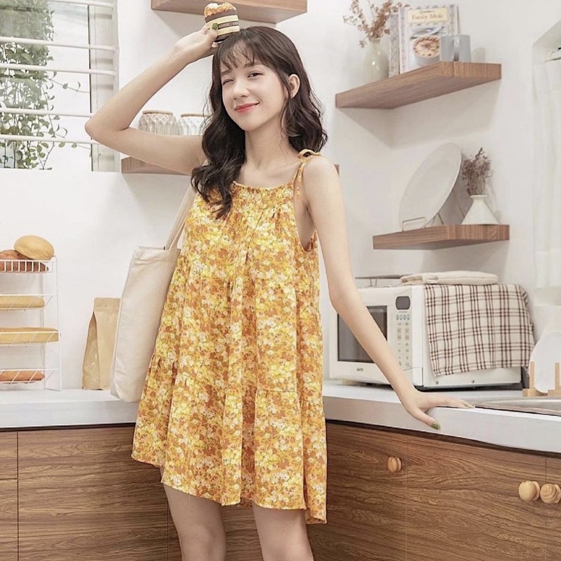 MỀU Clothing - Đầm dây hoa