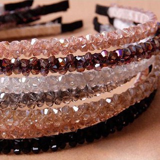 Băng đô cài tóc đính kim cương giả kiểu Hàn Quốc