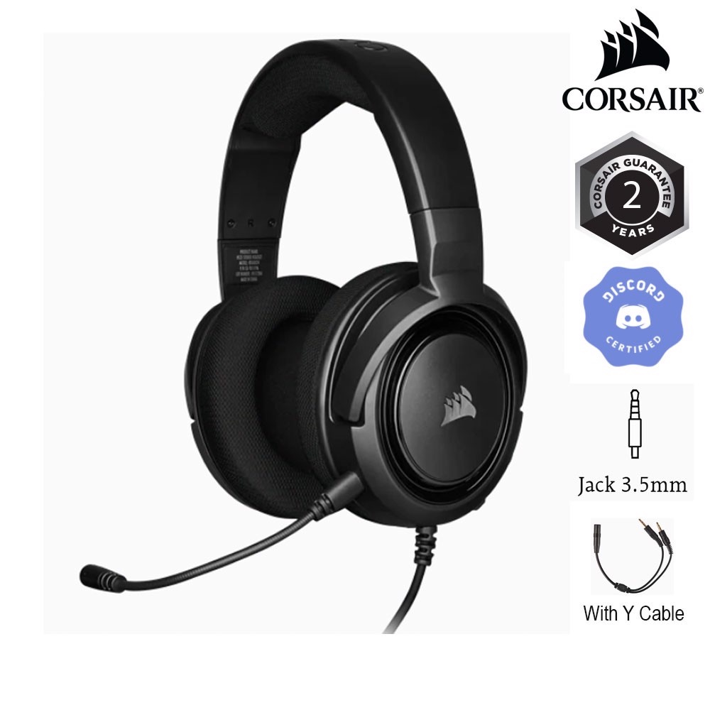 Tai nghe Corsair HS35 Stereo Carbon (CA-9011195-AP)
