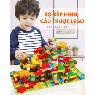 Bộ xếp hình lego cầu trượt