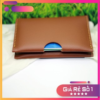 Ví da Mini Unisex nam nữ đều dùng được. Da PU cao cấp. Đựng thẻ ngân hàng, card visit, tiền..