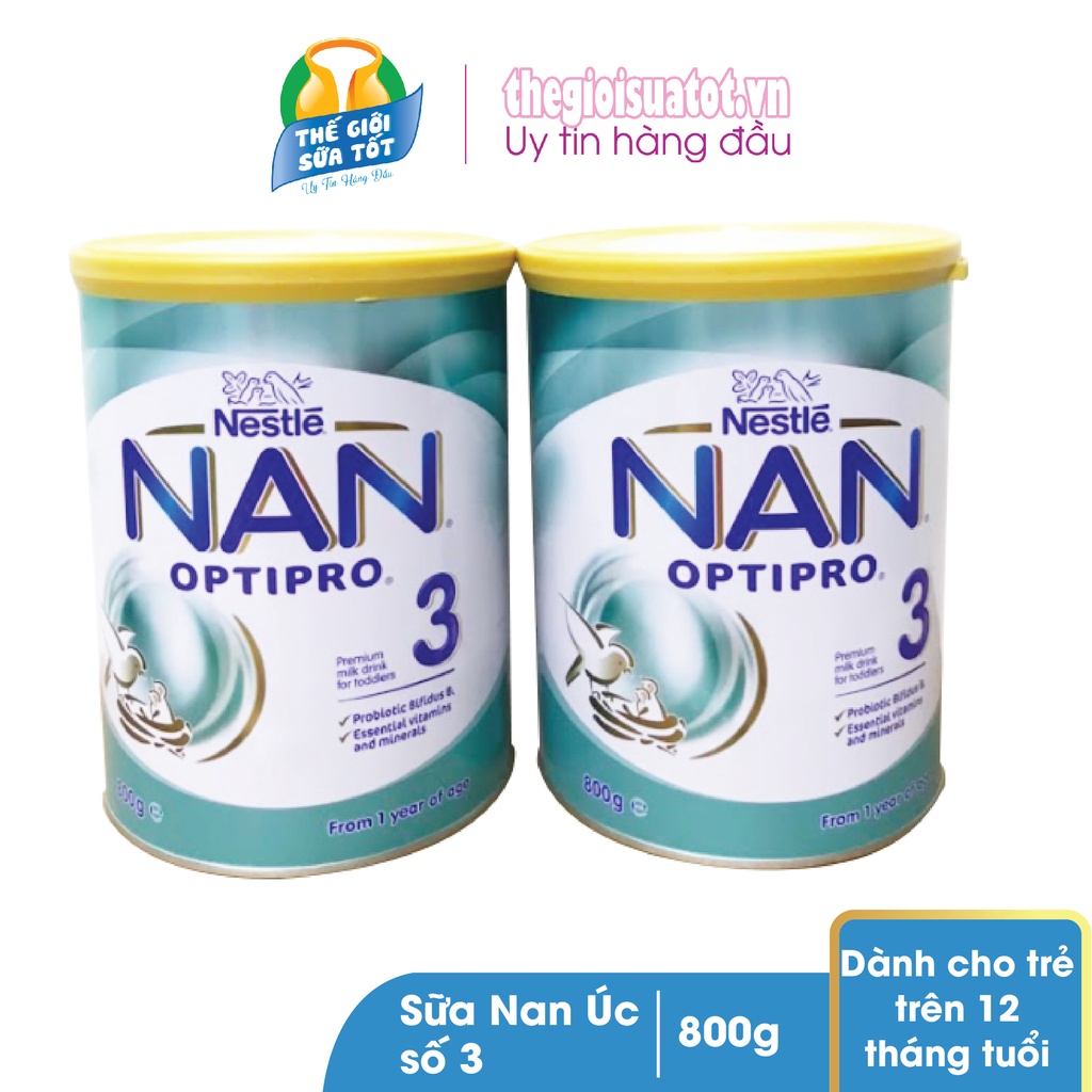 SỮA NAN ÚC SỐ 3 OPTIPRO - 800G (cho bé từ 1 tuổi)