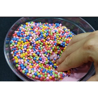 Mút xốp cầu vồng làm Slime (10g)