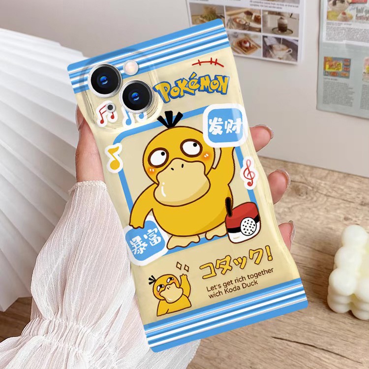 Ốp lưng iphone vỏ kẹo nền bóng vịt pokemon 6/6splus/7/7plus/8/8plus/x/xs/11/12/13/14/pro/max/plus/promax-SALE SỐC P5-12