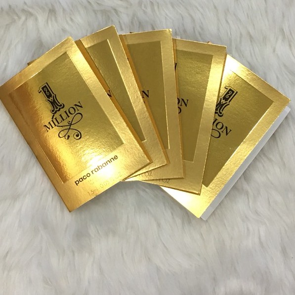 VIAL NƯỚC HOA 1 MILLION - PACO RABANNE NAM LƯU HƯƠNG THƠM CỰC NAM TÍNH VÀ CUỐN HÚT